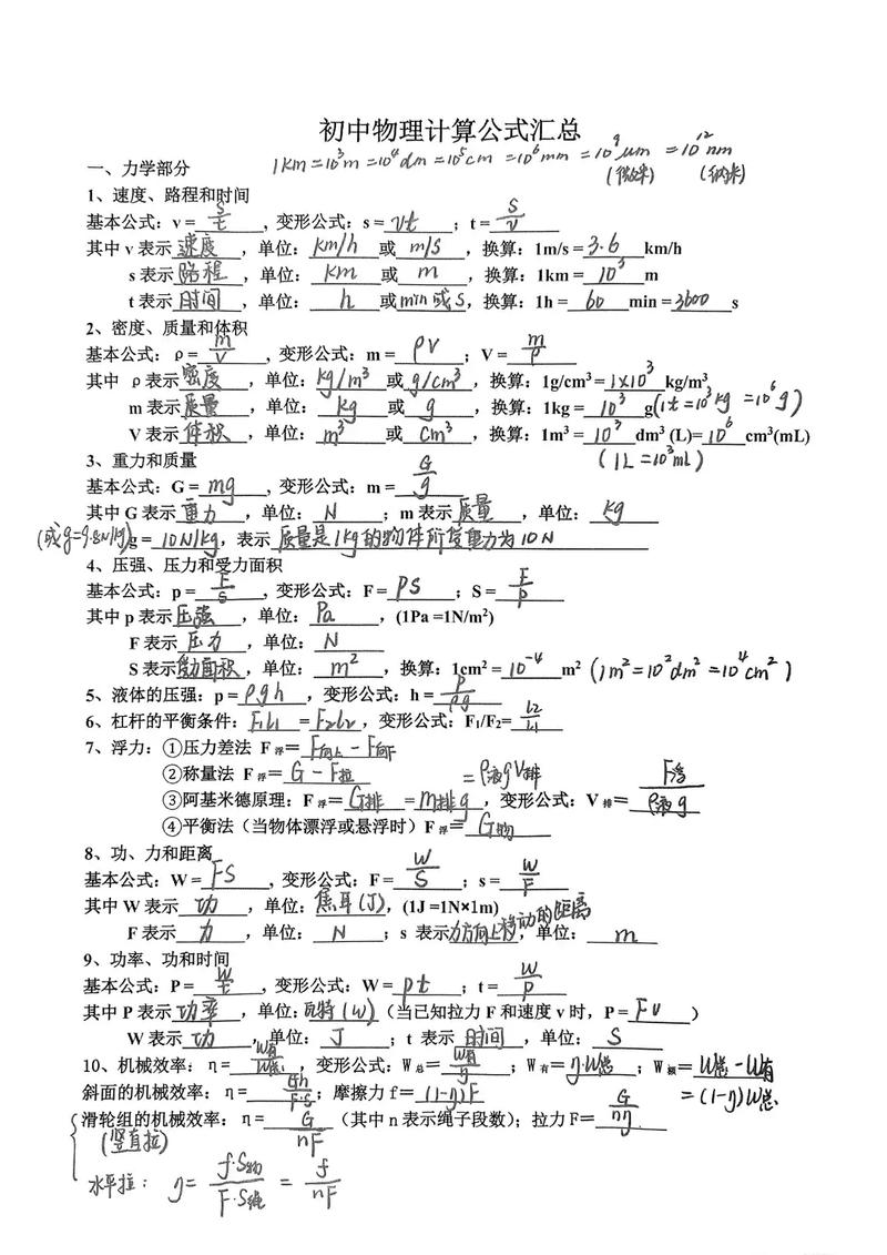九年级物理知识点有哪些重点难点？