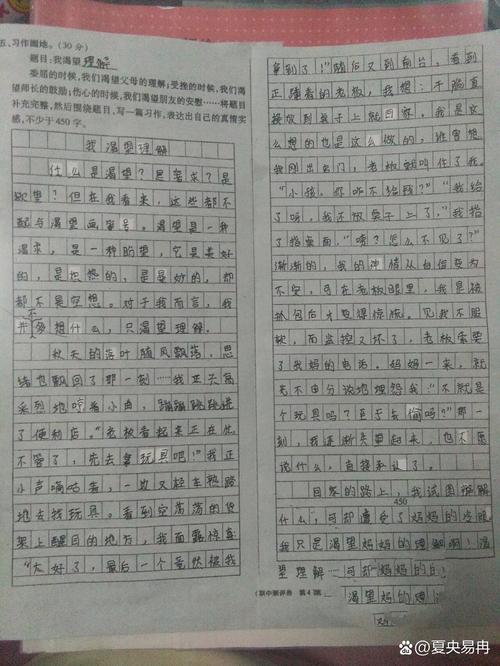 为何渴望理解的我，作文里藏着怎样的心声？