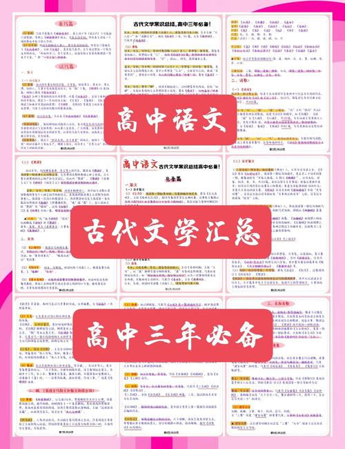 高中古诗词文学常识有哪些必考点？