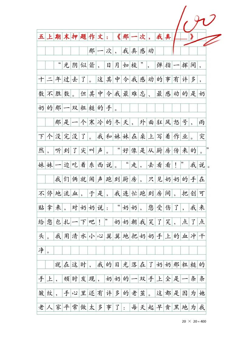 给我一次 的作文