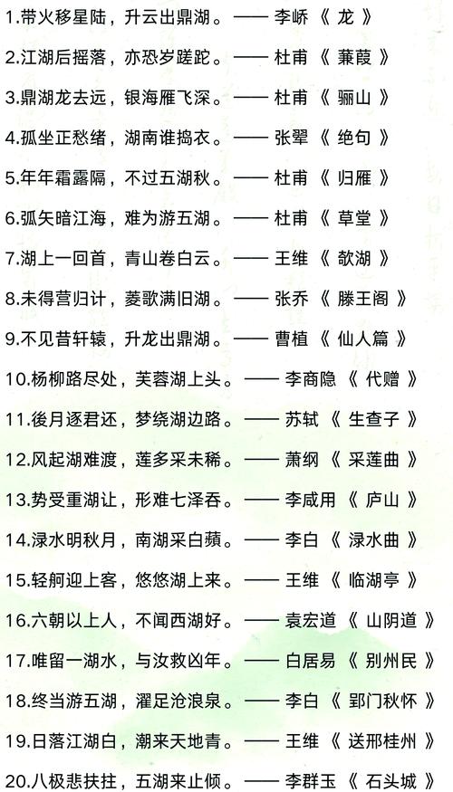 古诗景观意象有哪些常见类型？