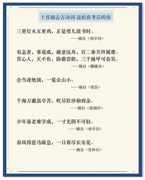 考试考到的古诗名句