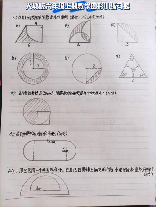 六年级上册数学图形题有哪些常见考点?