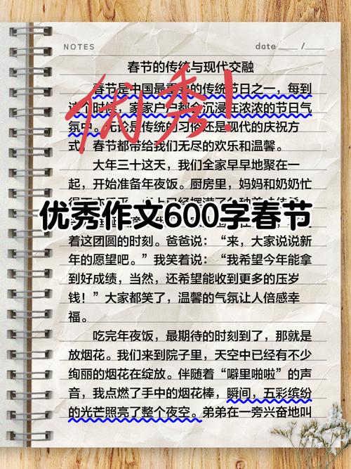 春节作文700字，如何写出新意与真情实感？