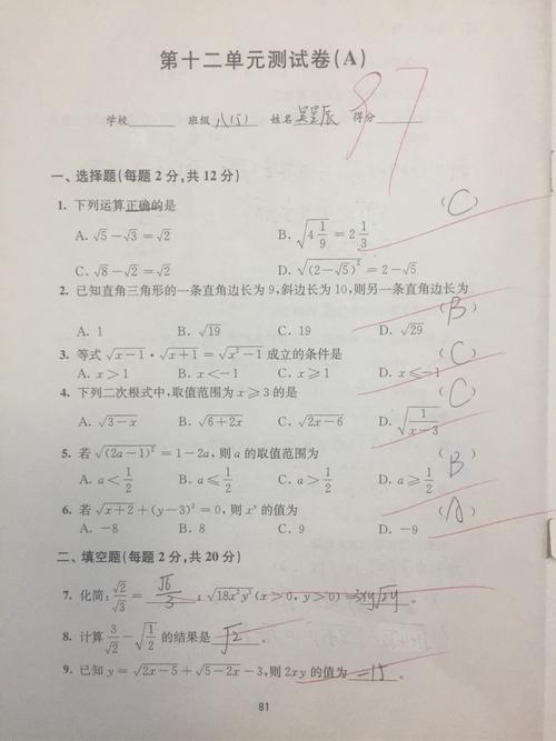 八年级数学下册苏教版重点难点解析？