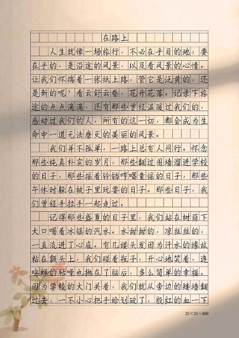 满分作文在路上藏着什么成长密码？