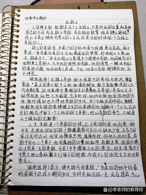 满分作文在路上藏着什么成长密码？