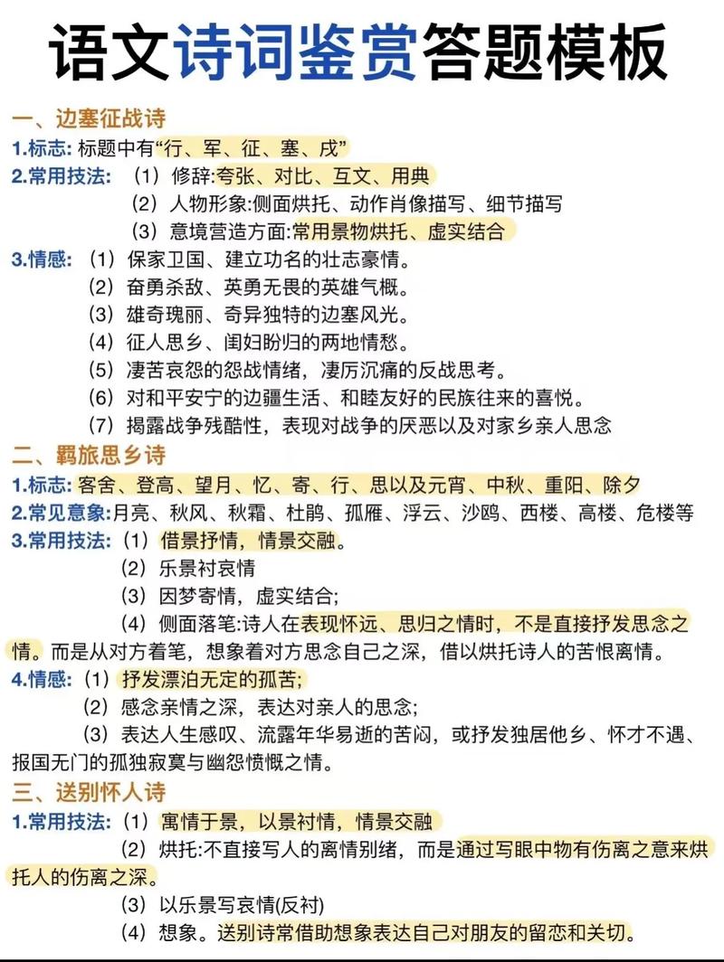 高中古诗文鉴赏例题如何高效突破？