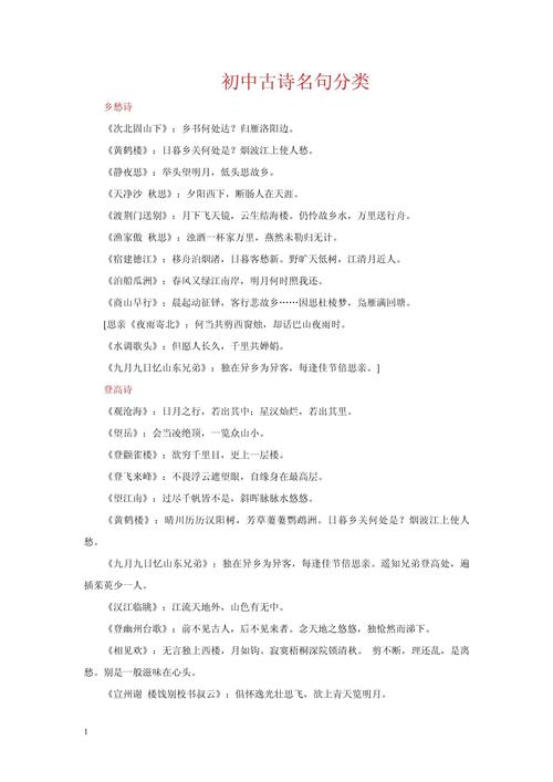 汇篇何分类？名句何处寻？