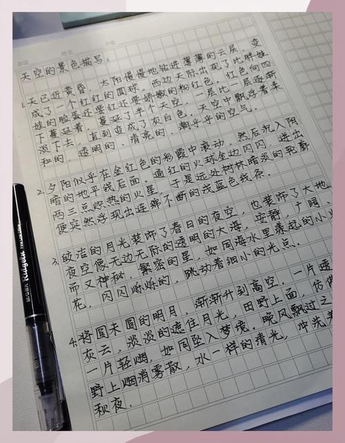 初中古诗词默写天空