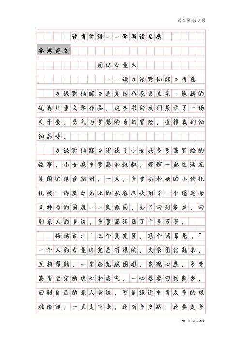 优秀作文读后感的